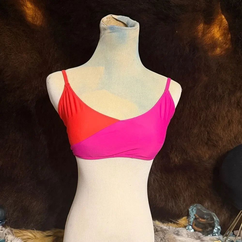 Summersalt Red and Pink Bikini Top 8 (3750)